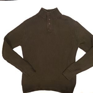 L.L. Bean mock neck 100% cotton sweater